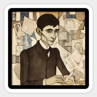 Franz Kafka author Sticker